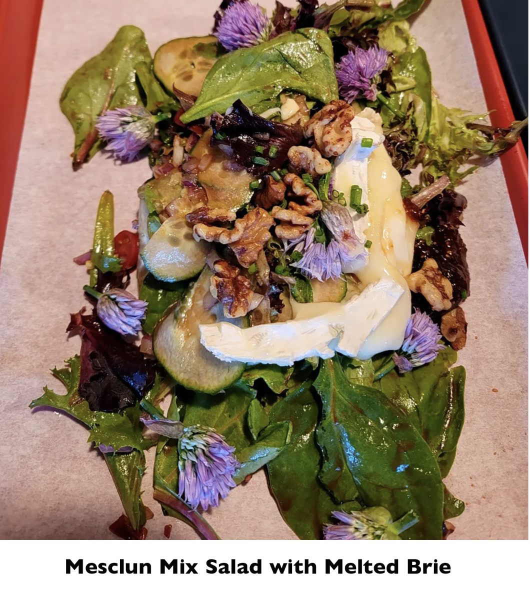 Mesclun Mix Salad with Brie