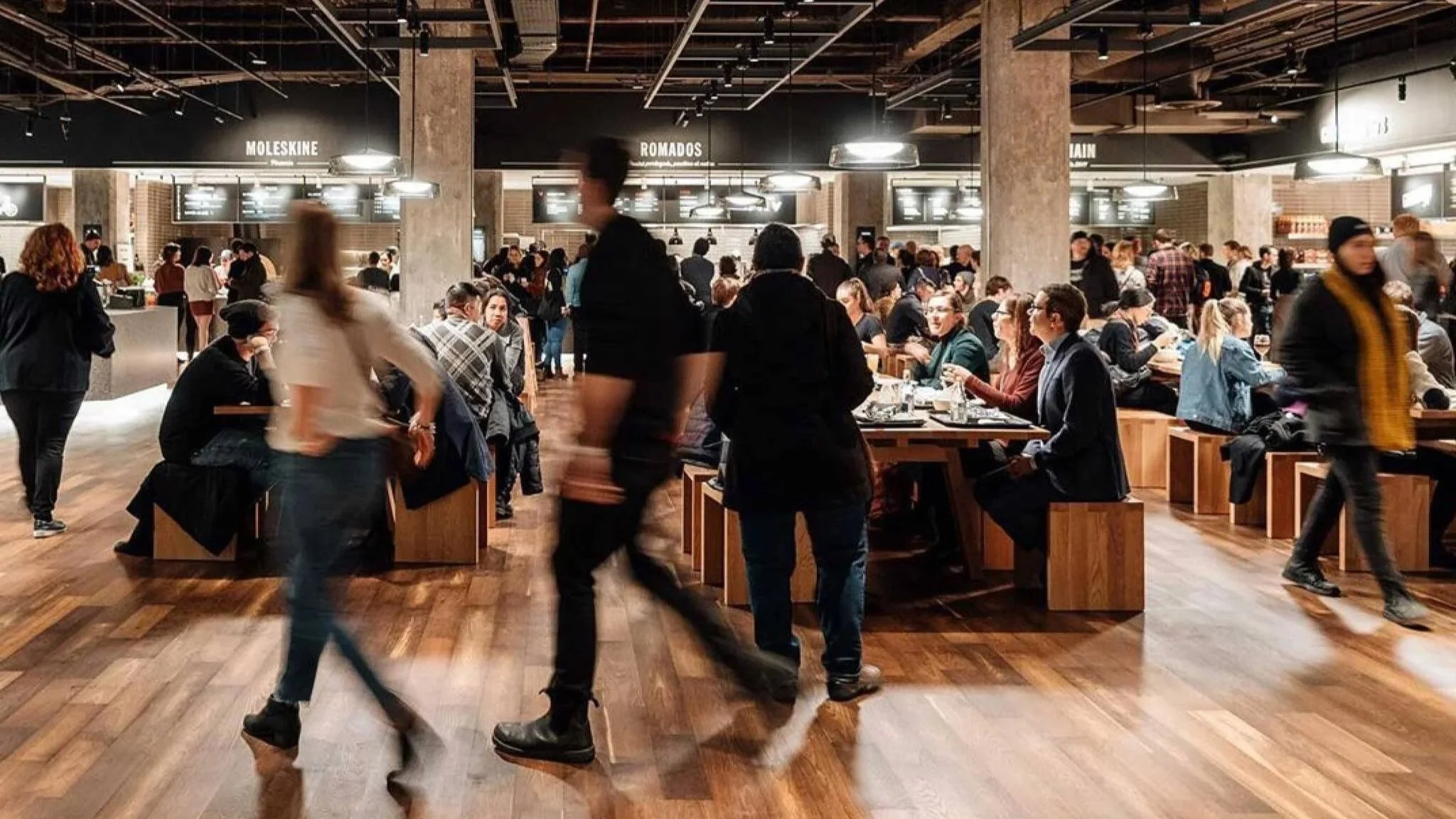 The Halo Effect of Food Halls: