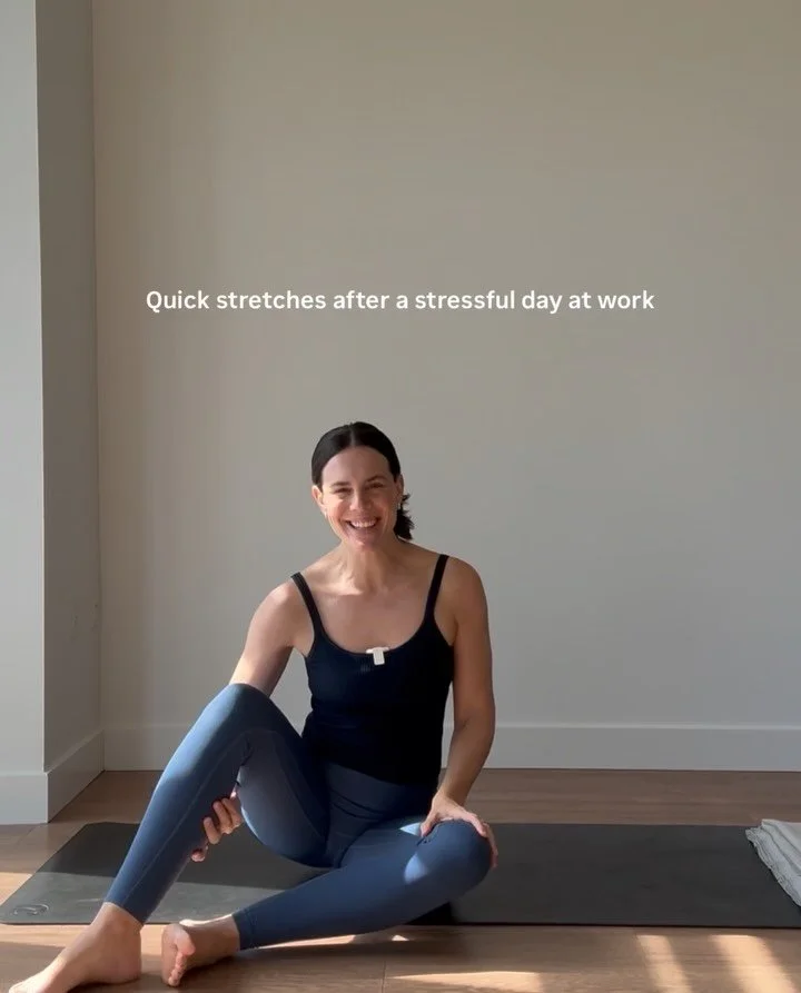 Work drama sucks. We bring it home and it&rsquo;s in the way we carry our bodies and how we talk to our kids. This sequence of stretches can take less than 20 minutes (shorter than an episode of something). Psychologically, you&rsquo;ll feel so much 
