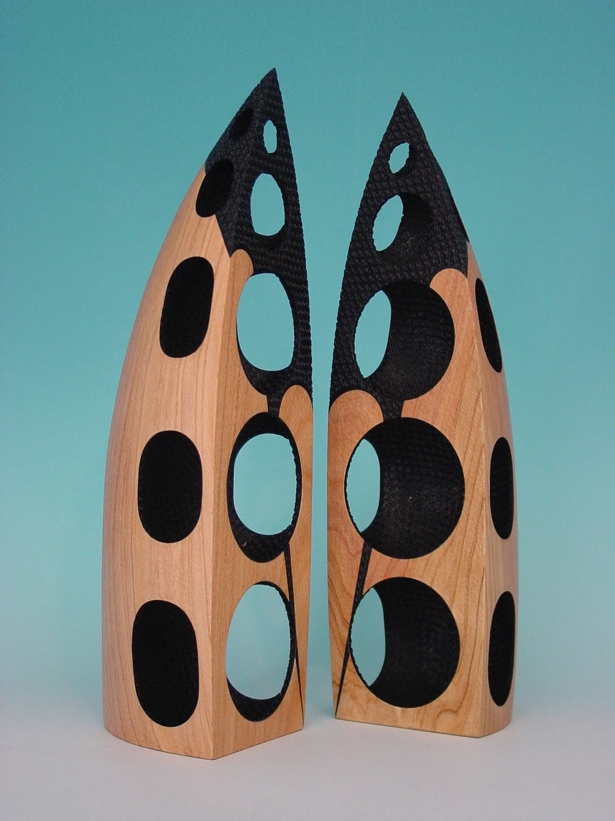 'Reflection' - Macrocarpa, Acrylic Paint ..jpg