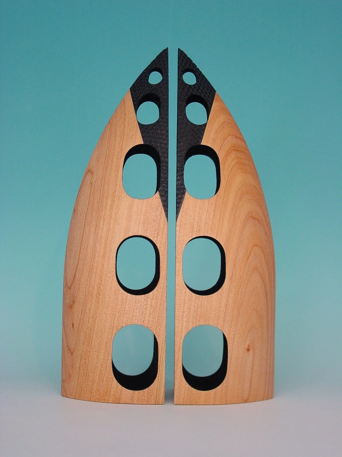 'Reflection' - Macrocarpa, Acrylic Paint..jpg