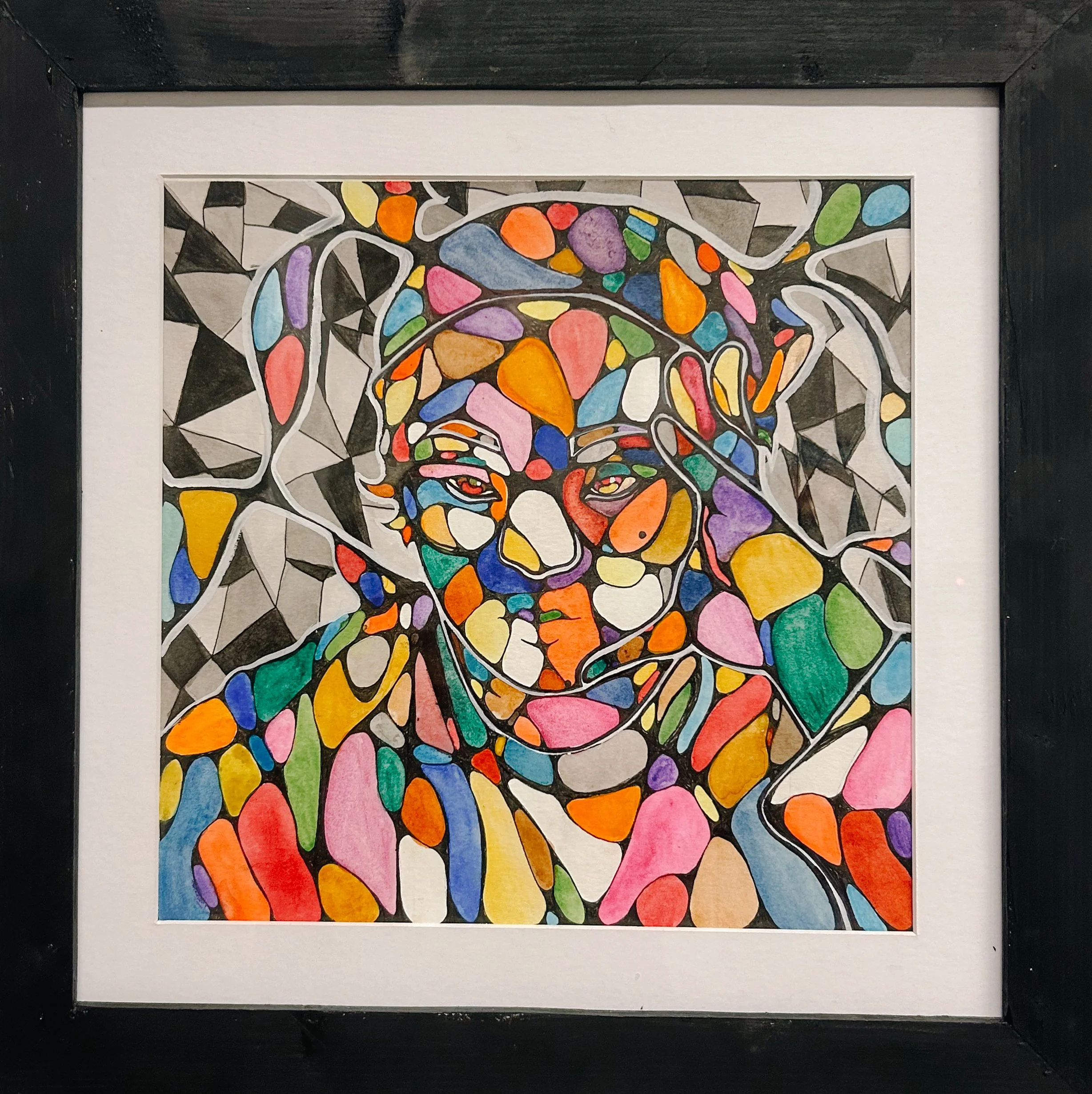 Personal Project with handmade frame and mat