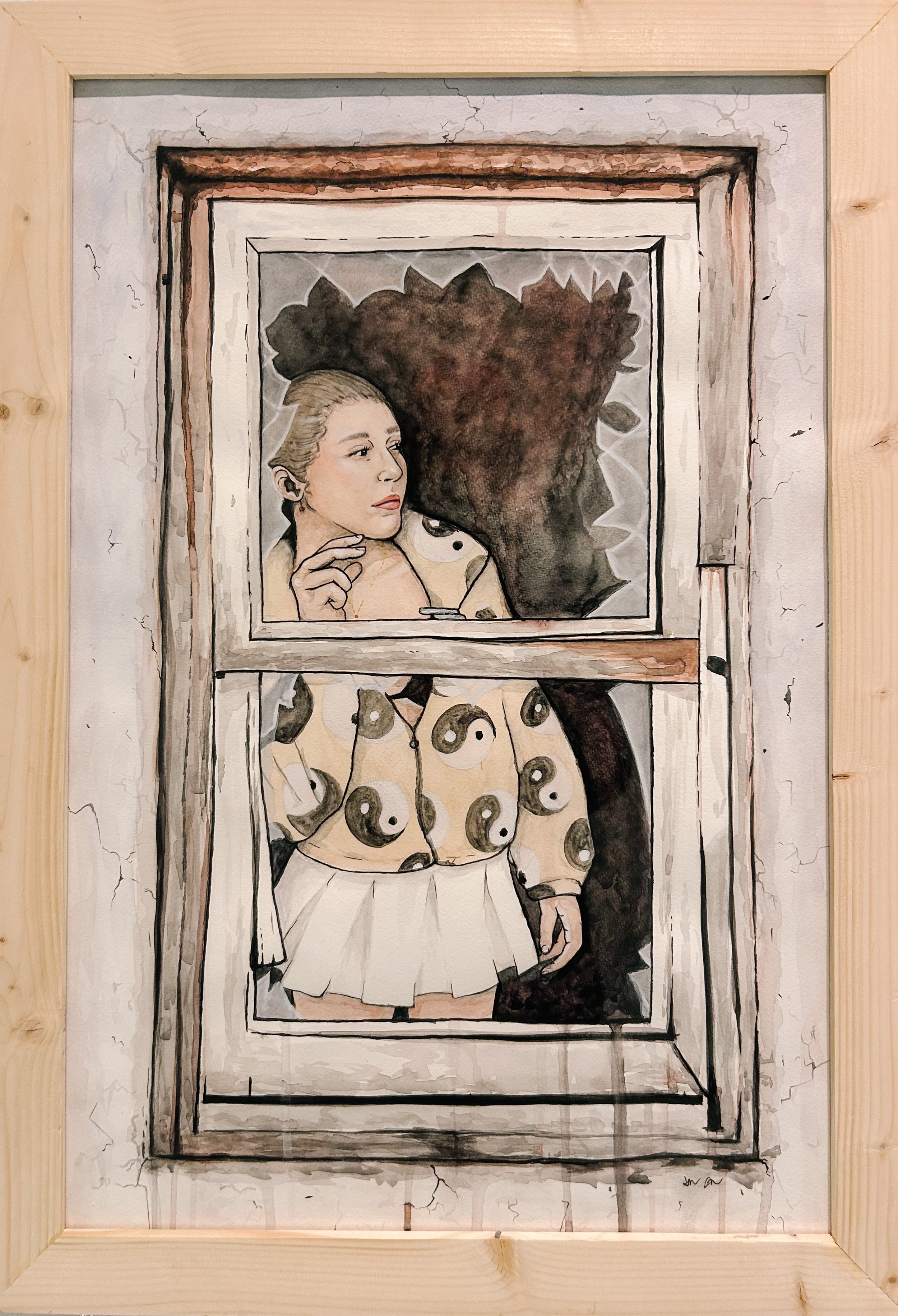 Personal Project with handmade frame and mat