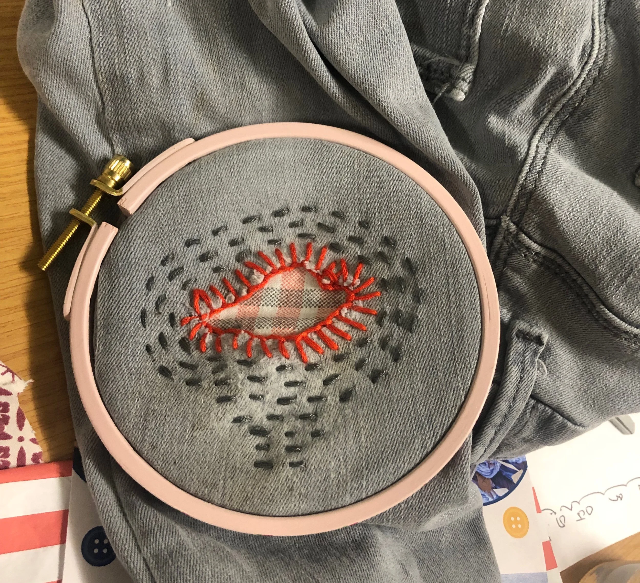 Creative Visible Mending at the Stitch Festival