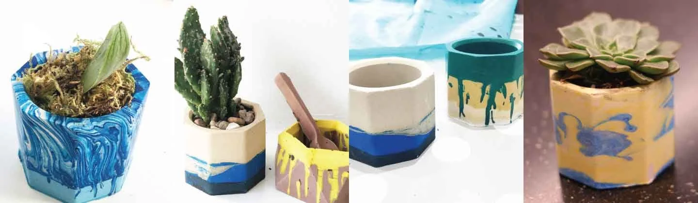 Kelham Makes: Jesmonite Plant Pots at Kelham Island Museum 