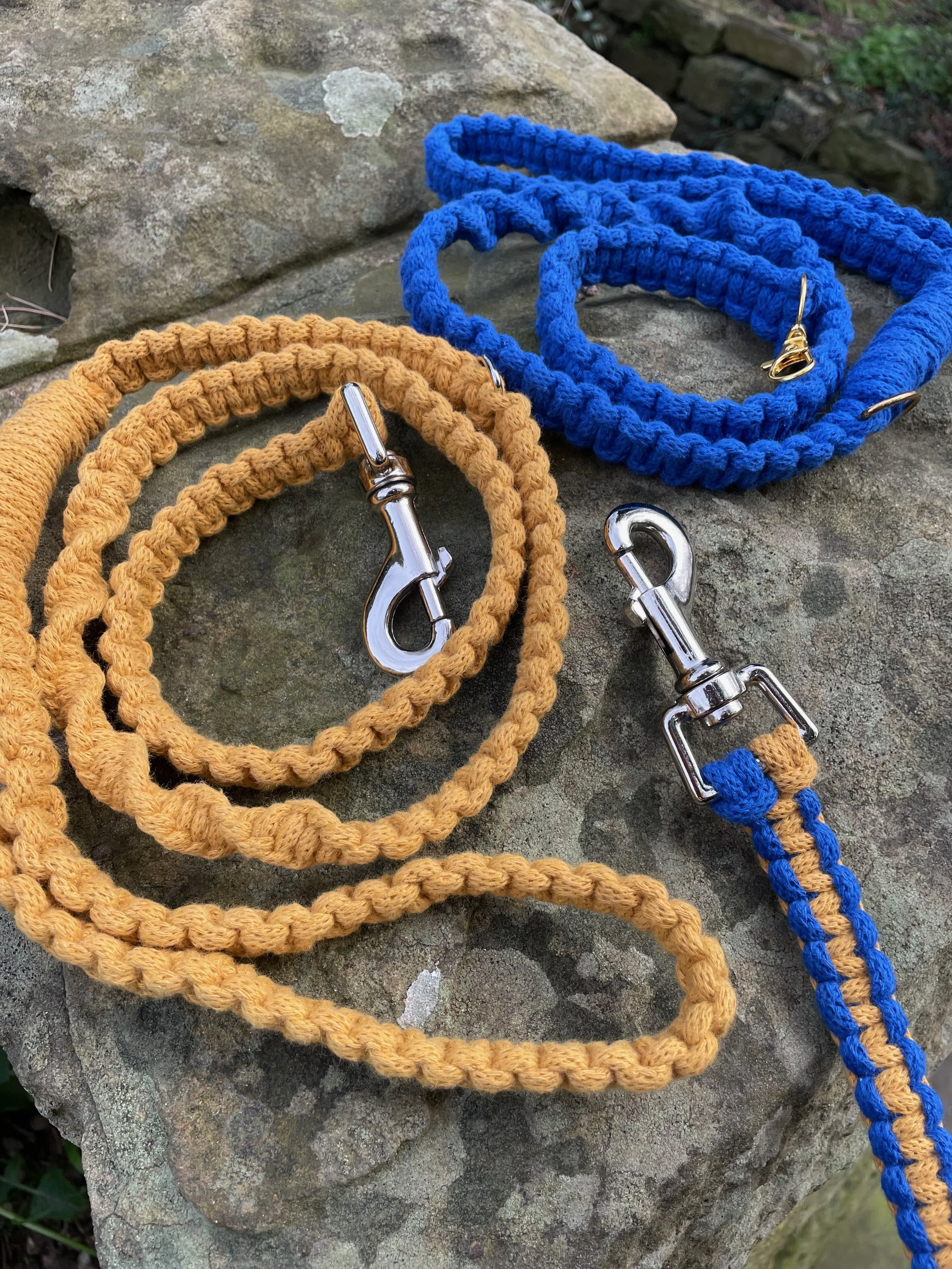 MACRAME DOG LEAD & COLLAR at Eco Hub