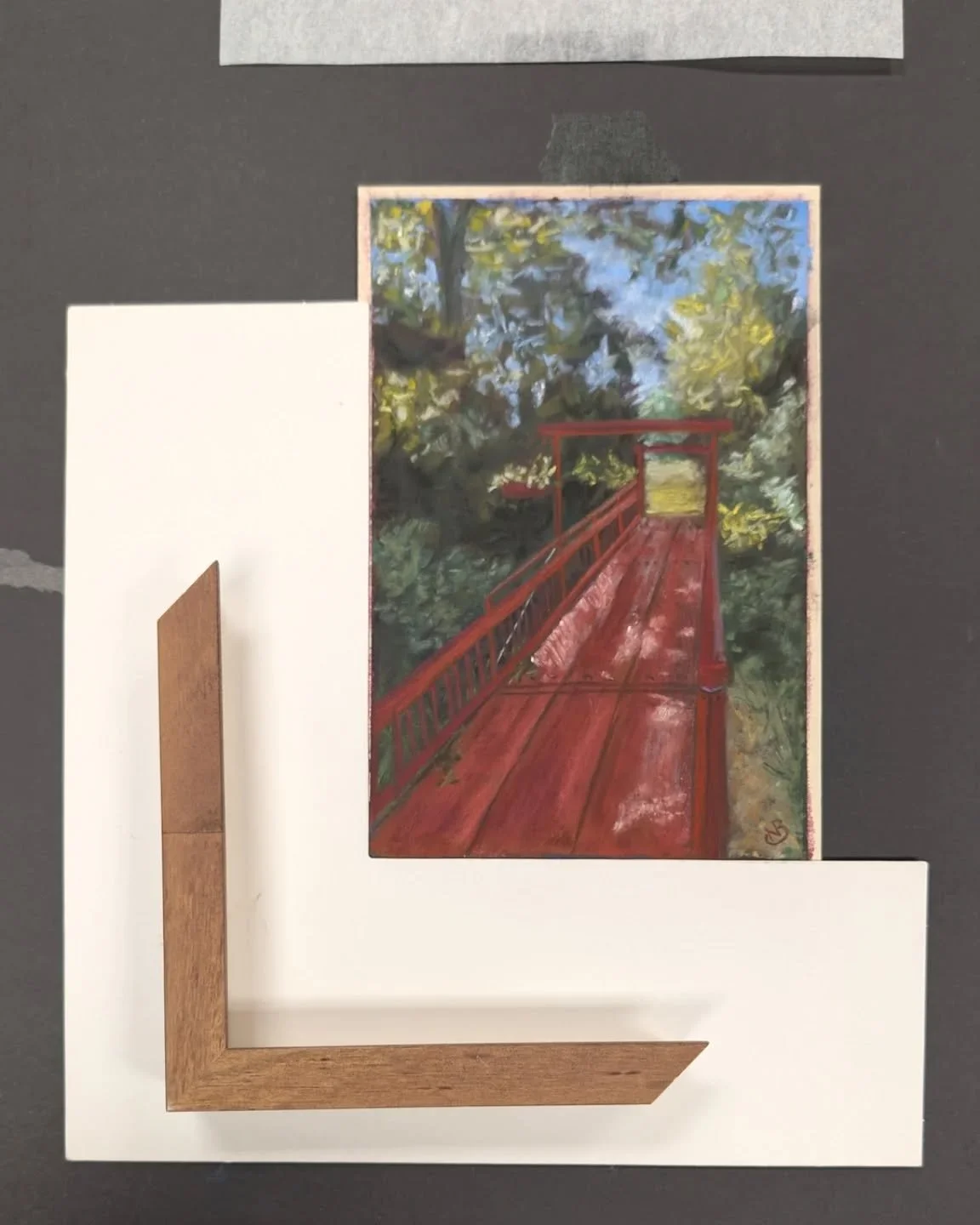 Someone already sent me something beautiful. Here's what happened next: the start of framing.🖼️💜
.
You've been sending me your images, and I am LOVING it.
.
Every single one tells me something about you. And that's the whole magic of this.
.
I'm st