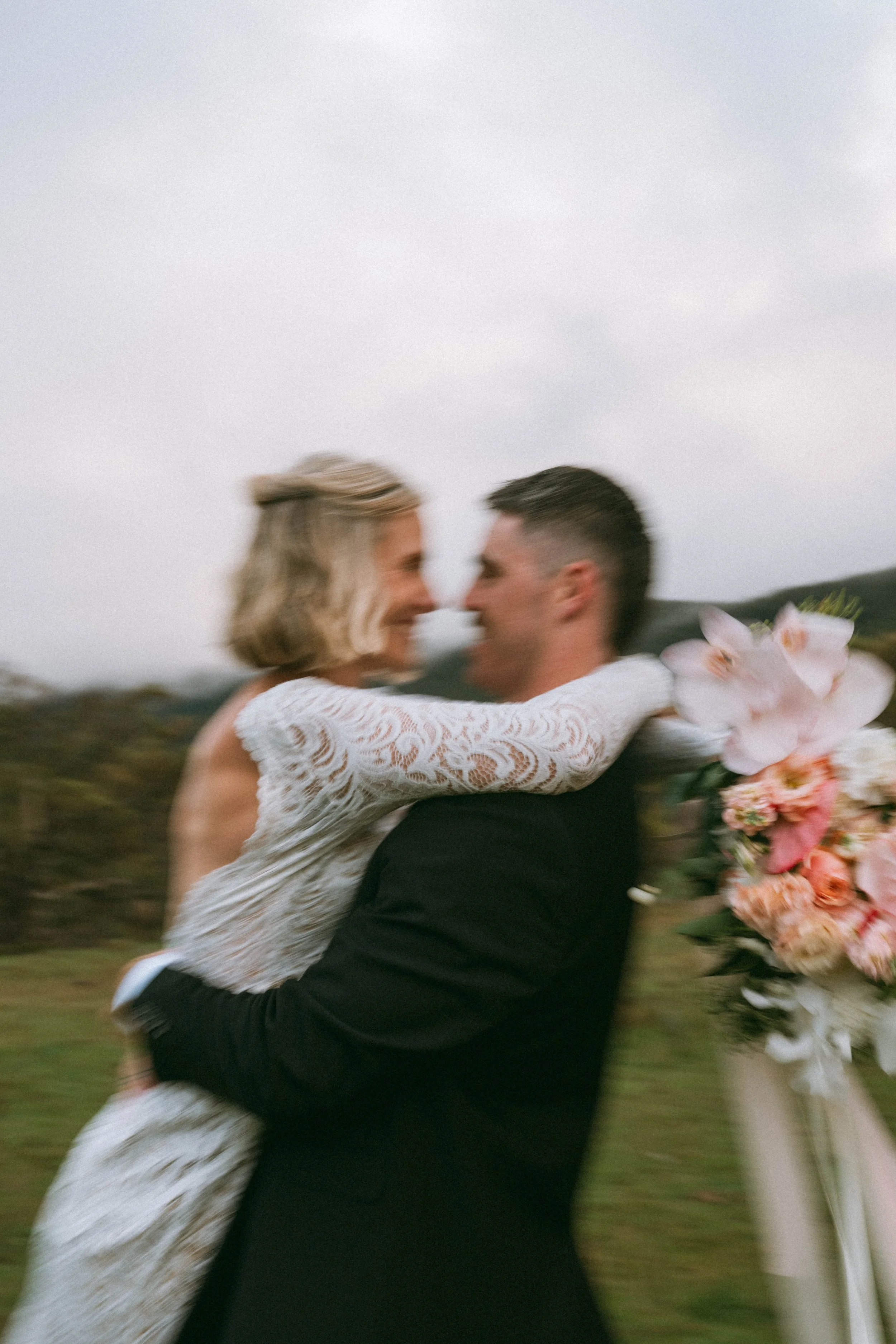Thredbo Elopement photographer capturing couple