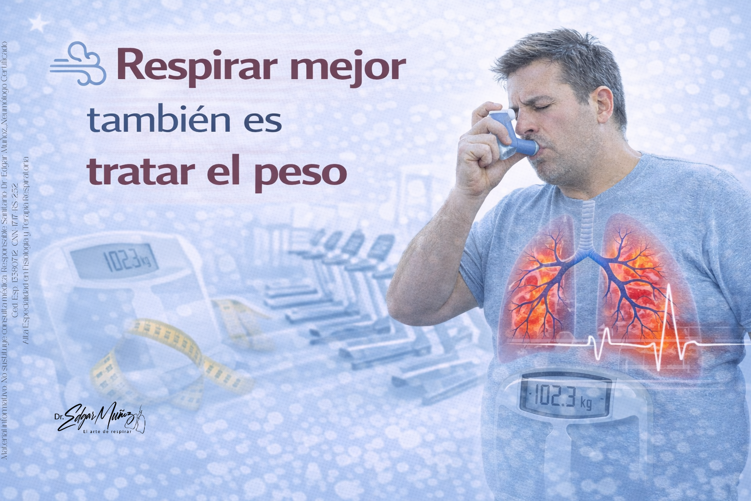 🌬️ Respirar mejor también es tratar el peso