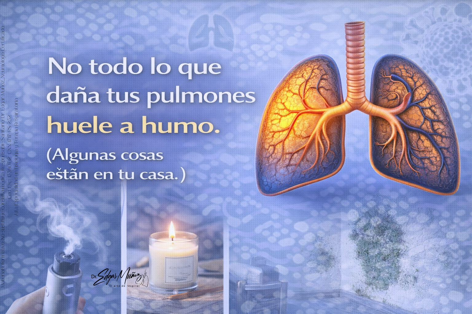 Cosas que pueden dañar tus pulmones