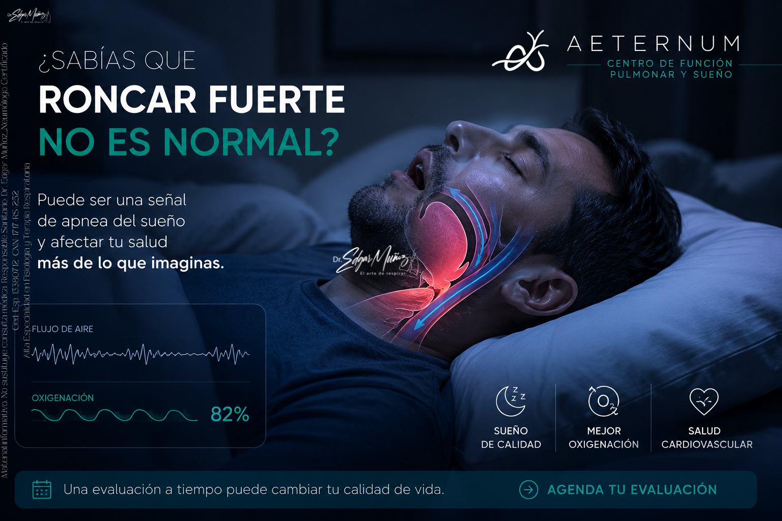¿Sabías que roncar fuerte NO es normal?