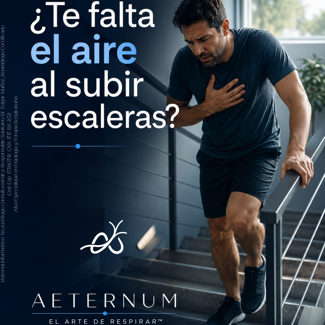 ¿Por qué me canso al subir escaleras?