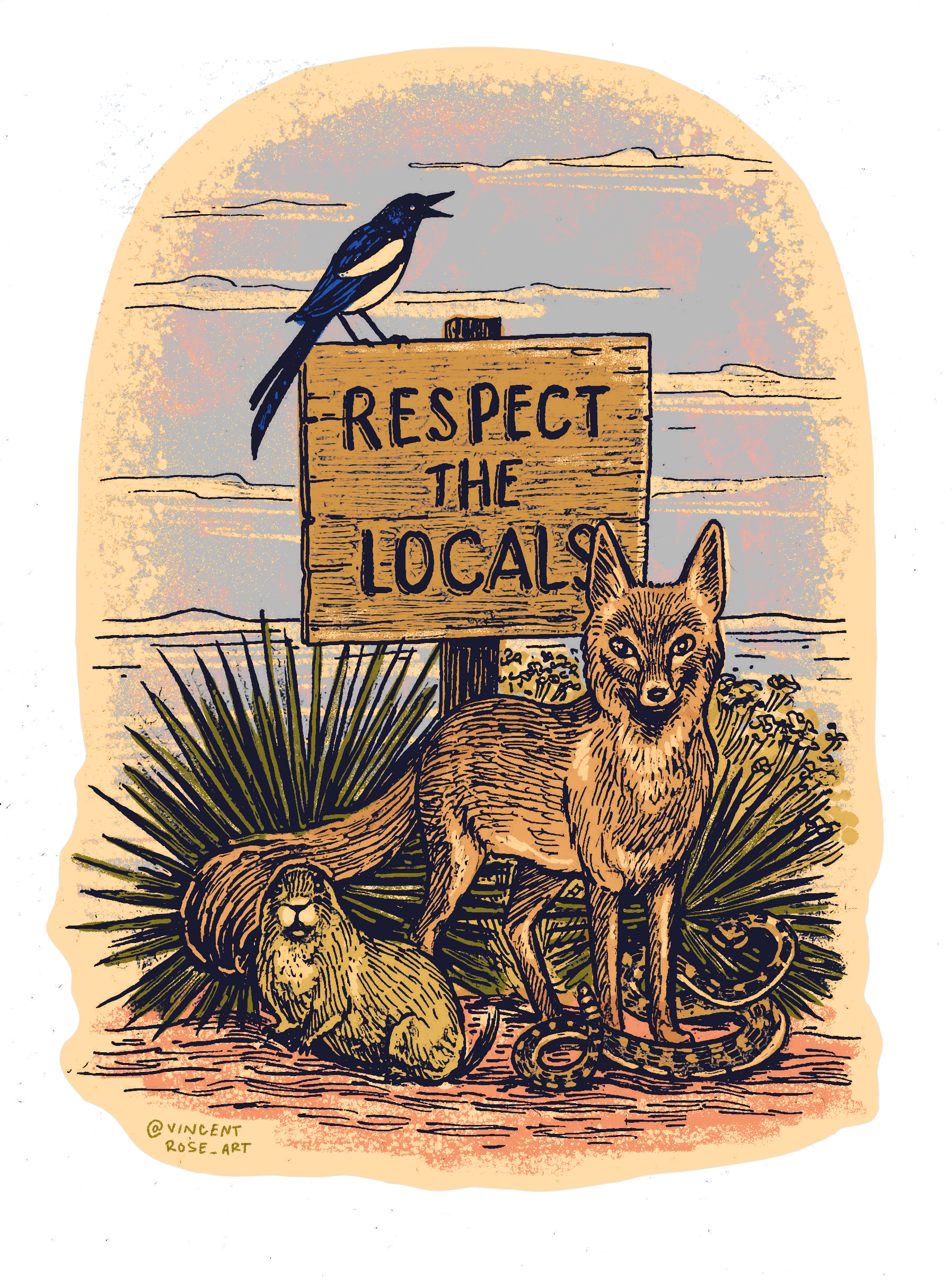 STICKER - Respect the Locals