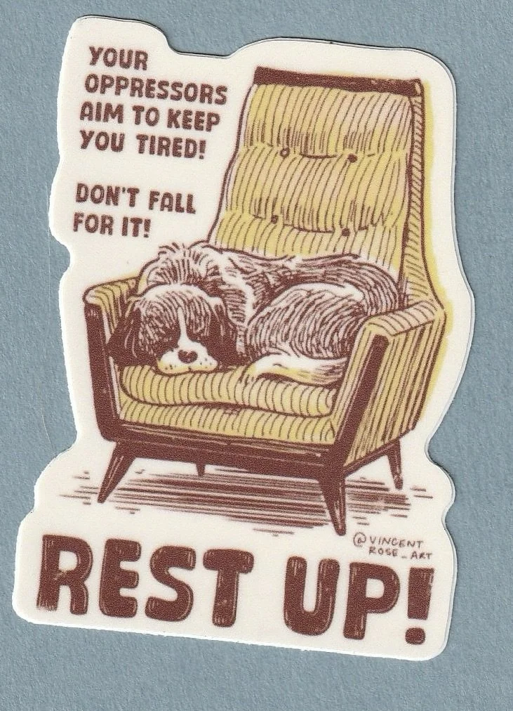 STICKER - REST UP