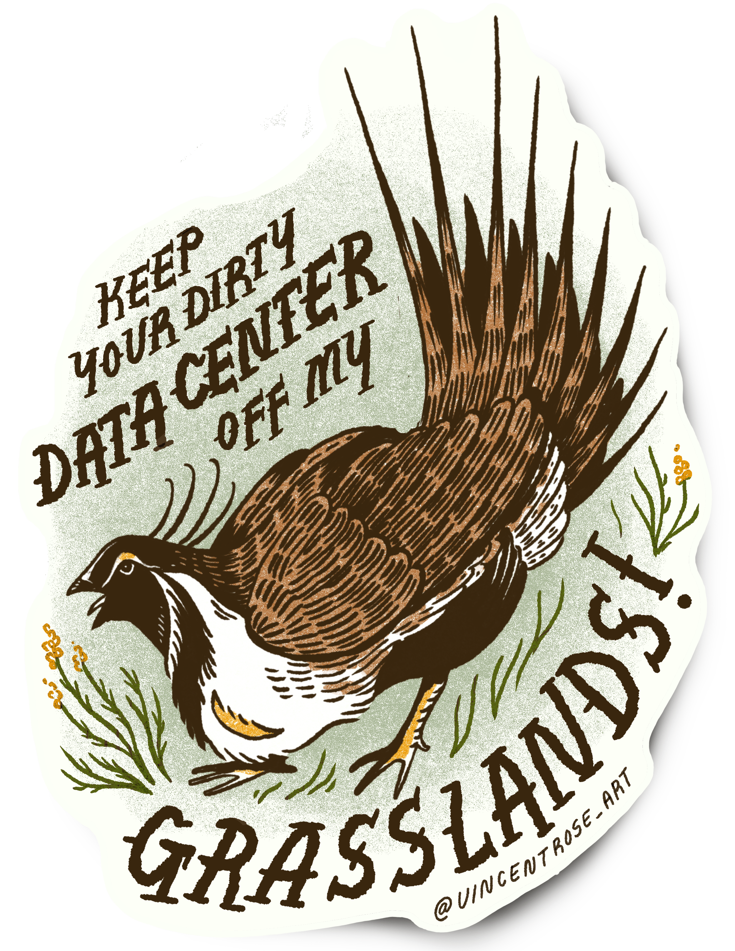 STICKER - SAGE GROUSE