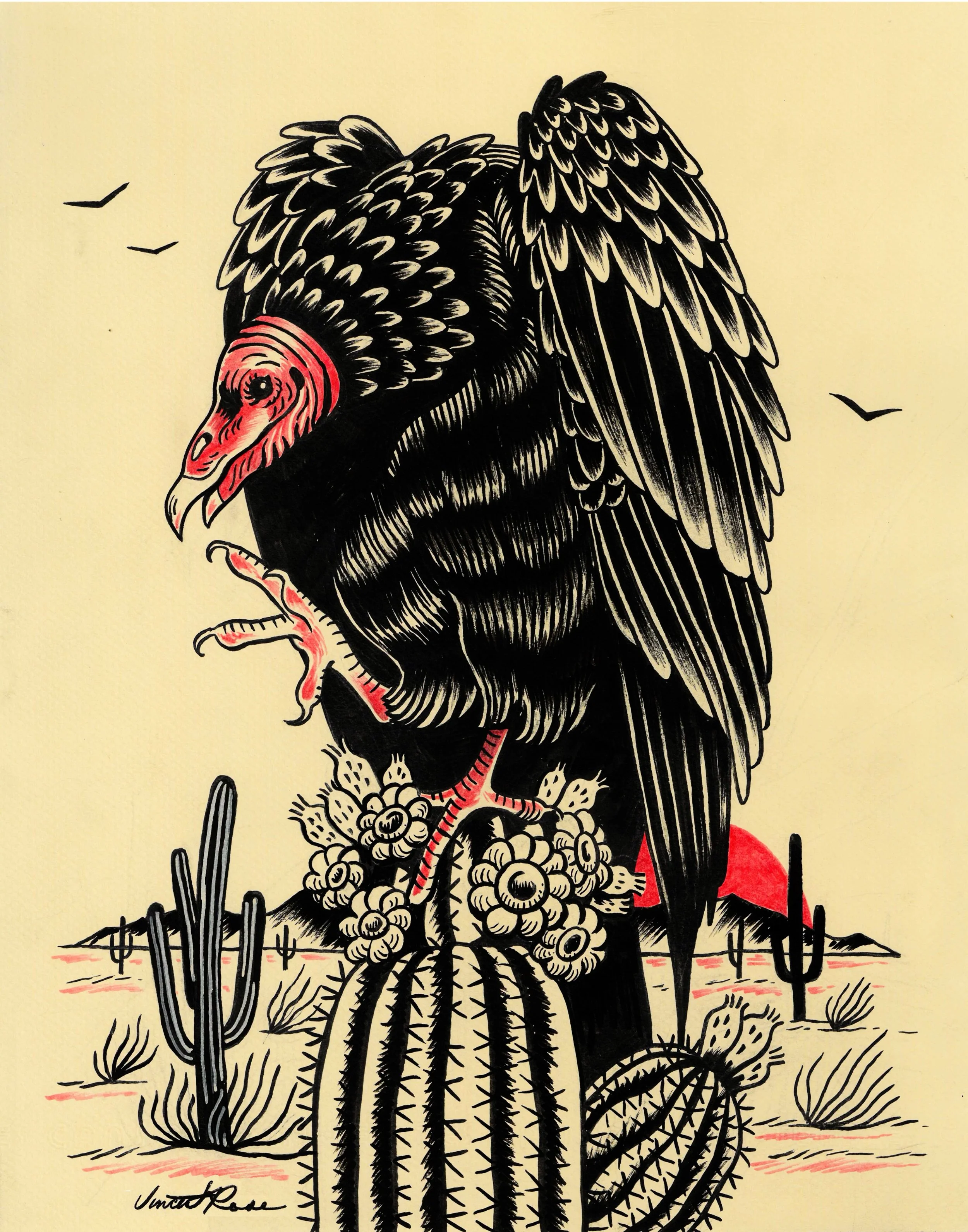 PRINT - "Turkey Vulture"
