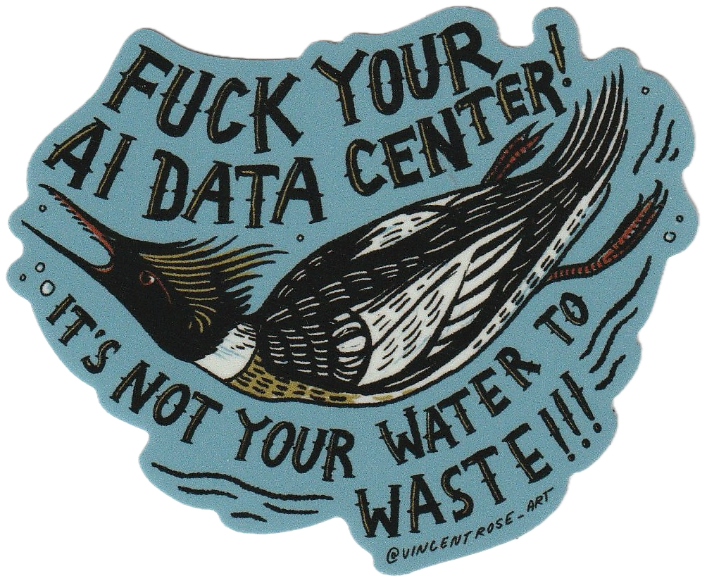 STICKER - IT'S NOT YOUR WATER TO WASTE