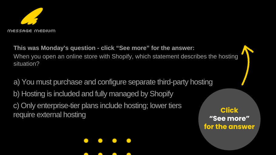 Referral Traffic, Shopify Hosting, Business Email, Welcome Emails, and SEO Keywords - it’s our Quiz-a-palooza Round 5 Roundup!