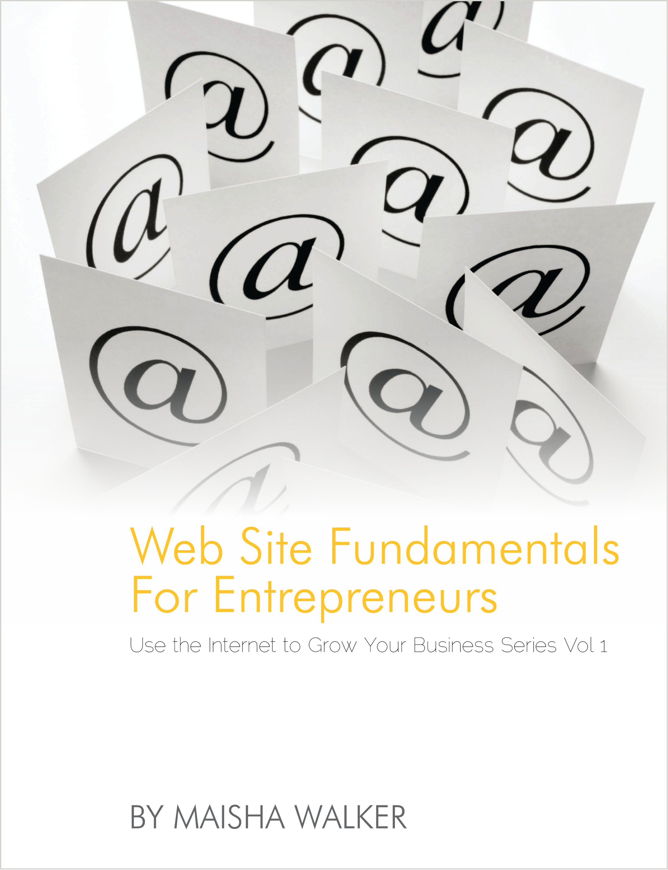 Web Site Fundamentals for Entrepreneurs by Maisha Walker, book cover.
