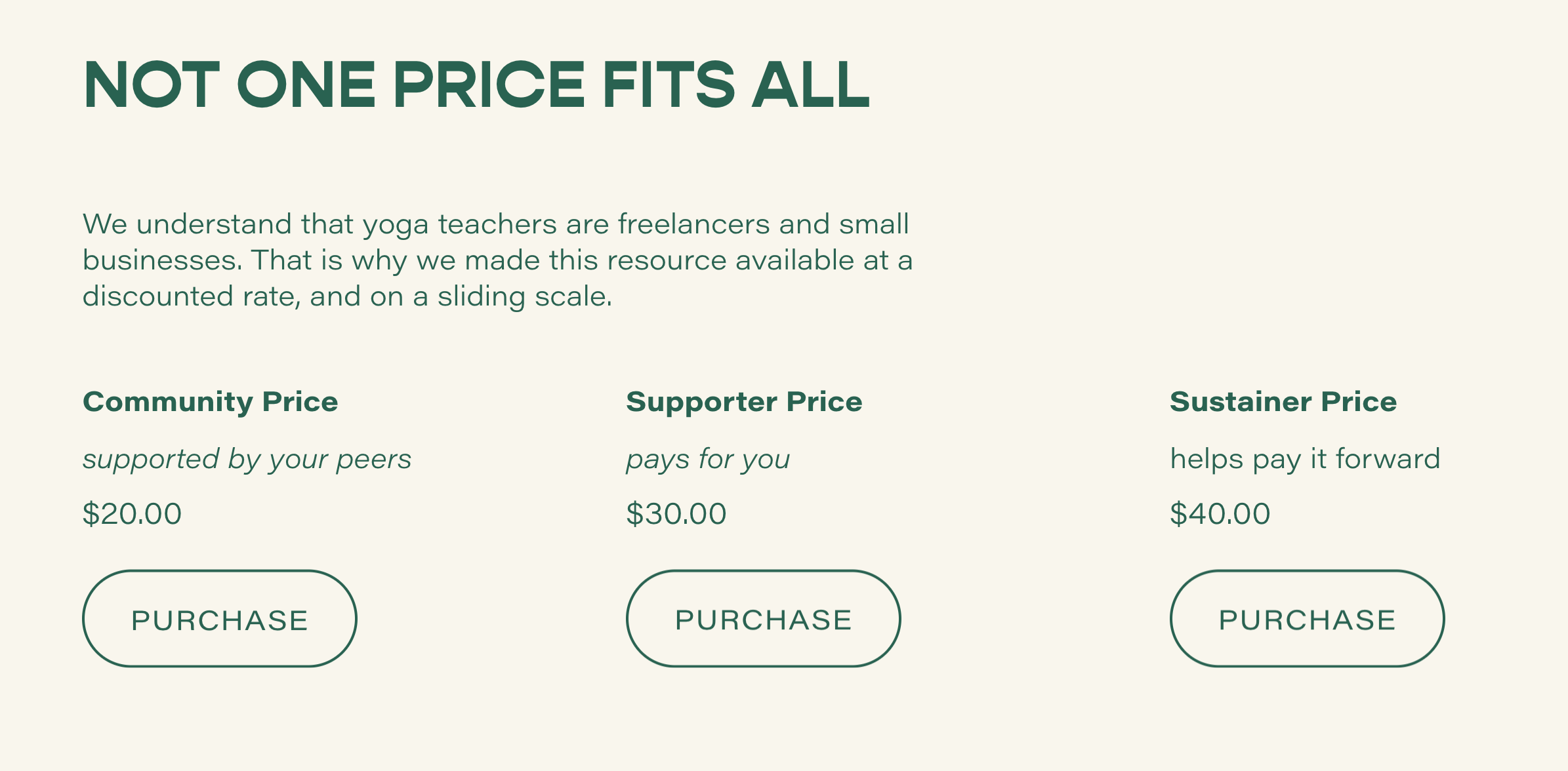 How I add sliding scale pricing into Squarespace. — RAUDHAH RAHMAN