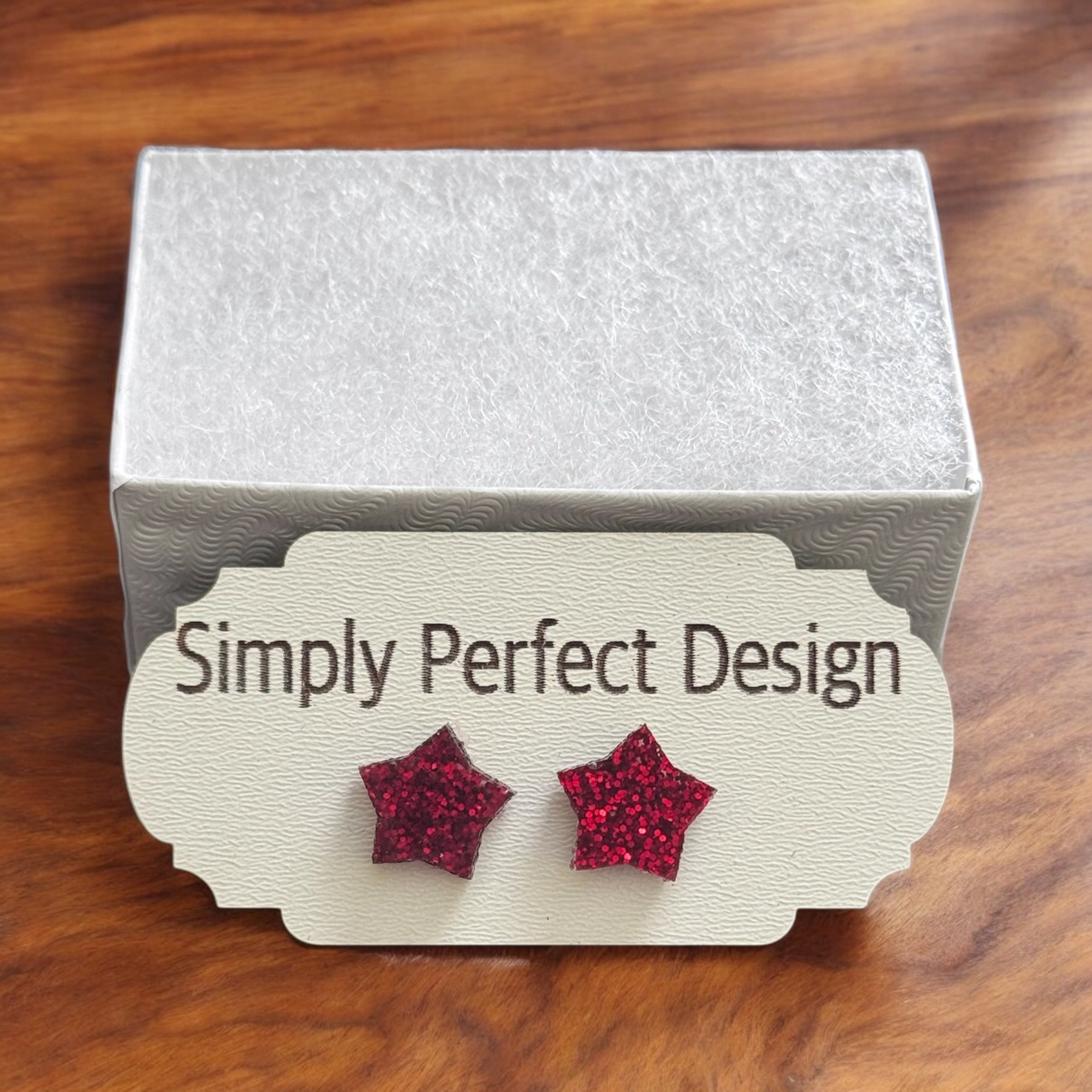 Hypoallergenic Glitter Stud Earrings for Women - Hypoallergenic Surgical Stainless Steel Design, Perfect Small Studs for women