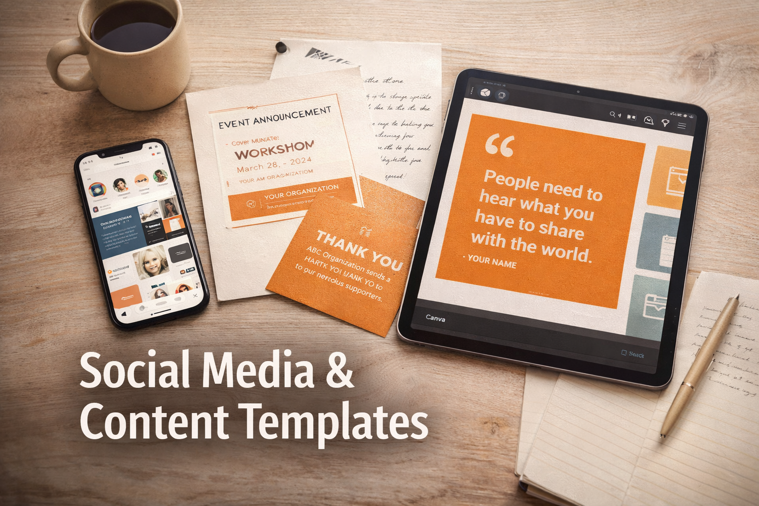 Social Media & Content Templates- Starting at $200
