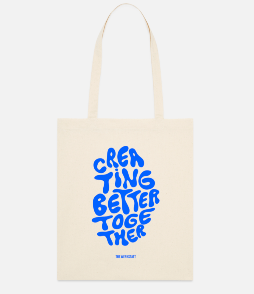 Baumwolltasche mit Print Creating better together