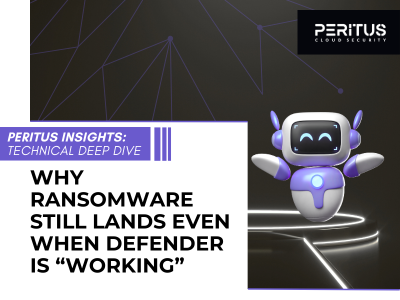 The 20-millisecond problem: why ransomware still lands even when Defender is “working”