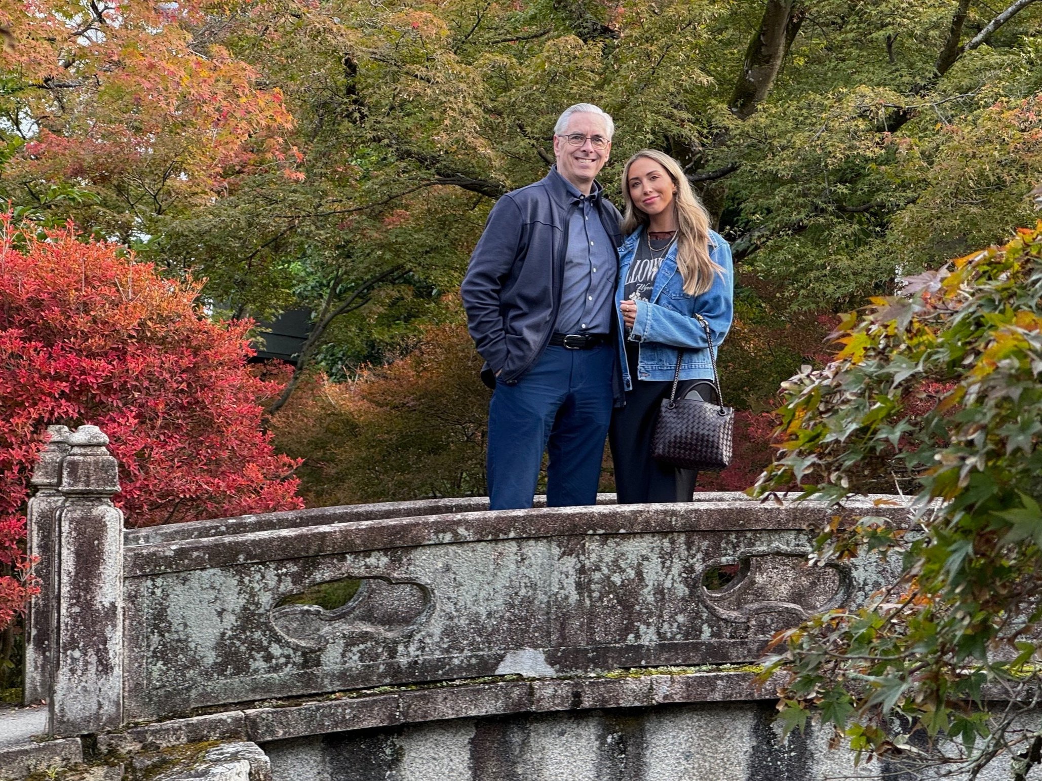 Japan-Kevin Meaghan on a bridge.jpg