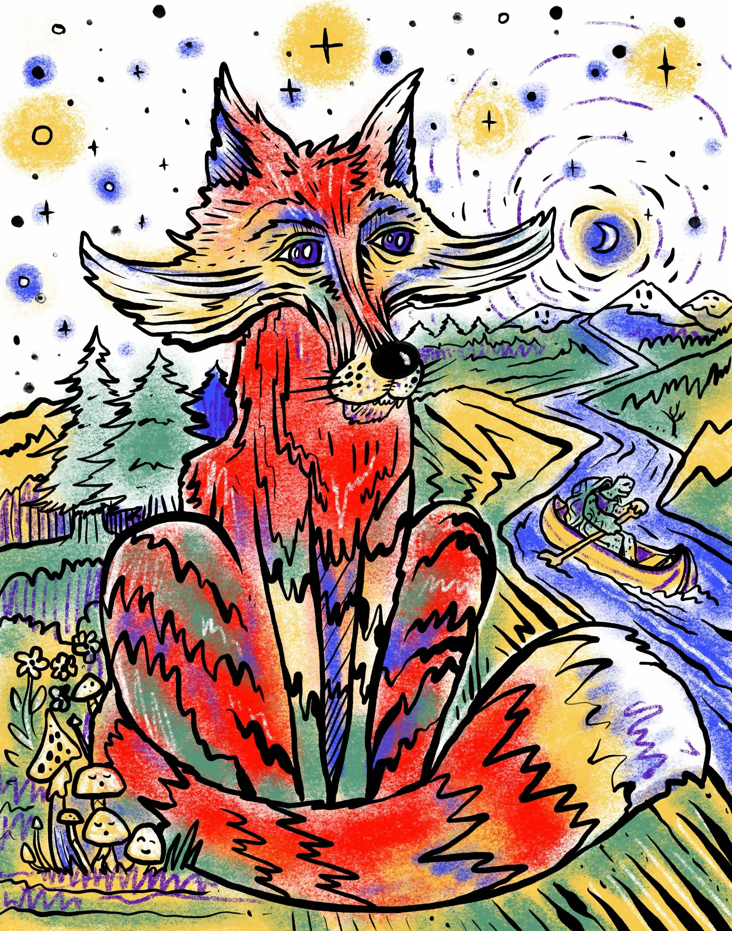 Come hang with us and draw this Foxy Coyote with @brianbarnardart  tonight from 6:30-8:30. $20 for adults, $5 for kids.

#fernandinabeachevents #fernandinaart #inkwellartbar #inkwellamelia #brianbarnardart