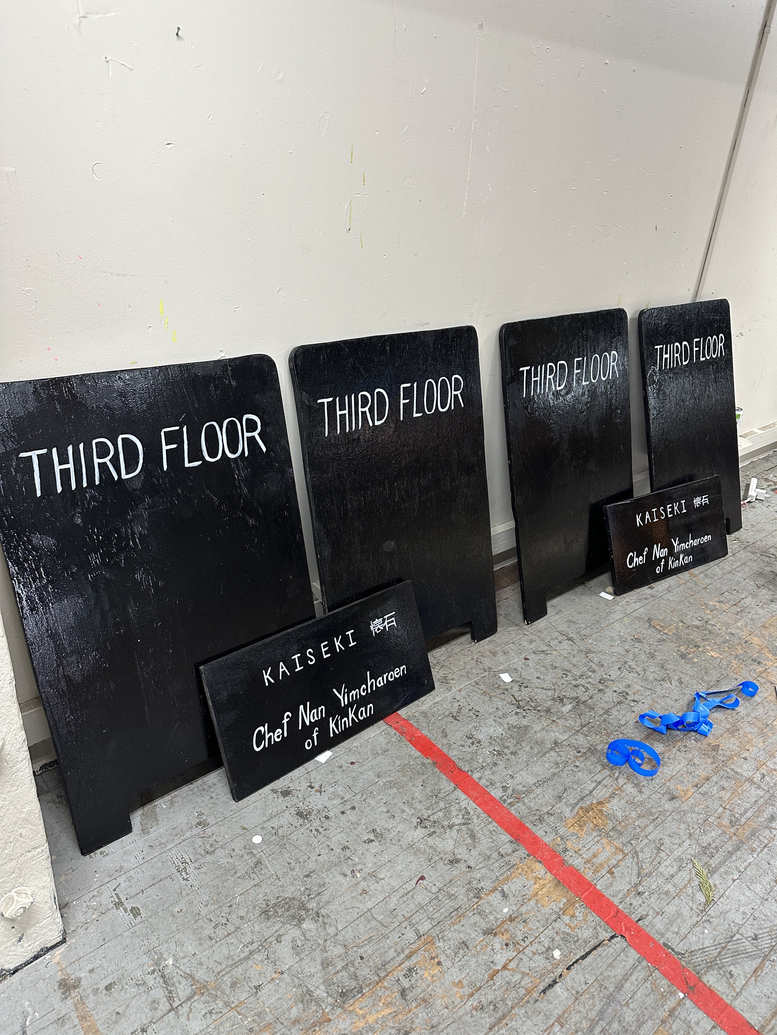 Sign Work for Night Market