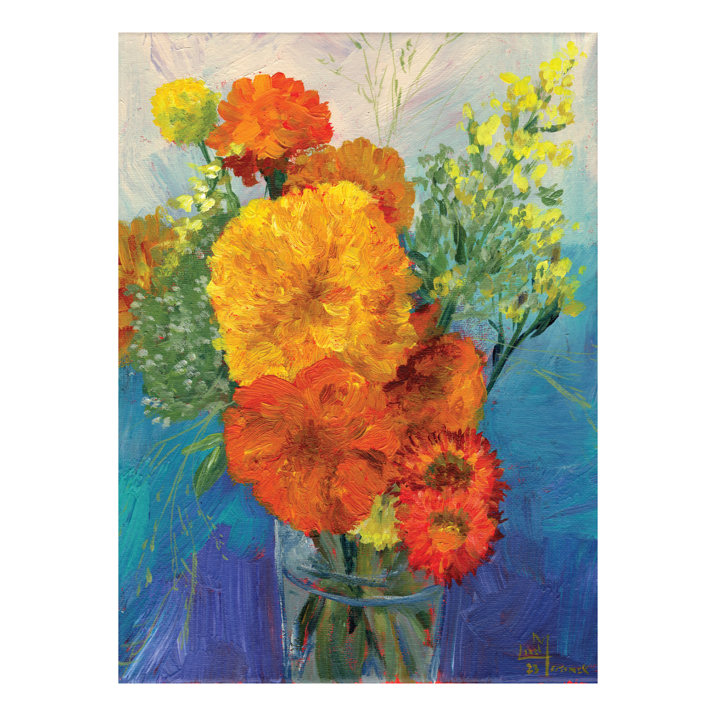 Marigolds - Print