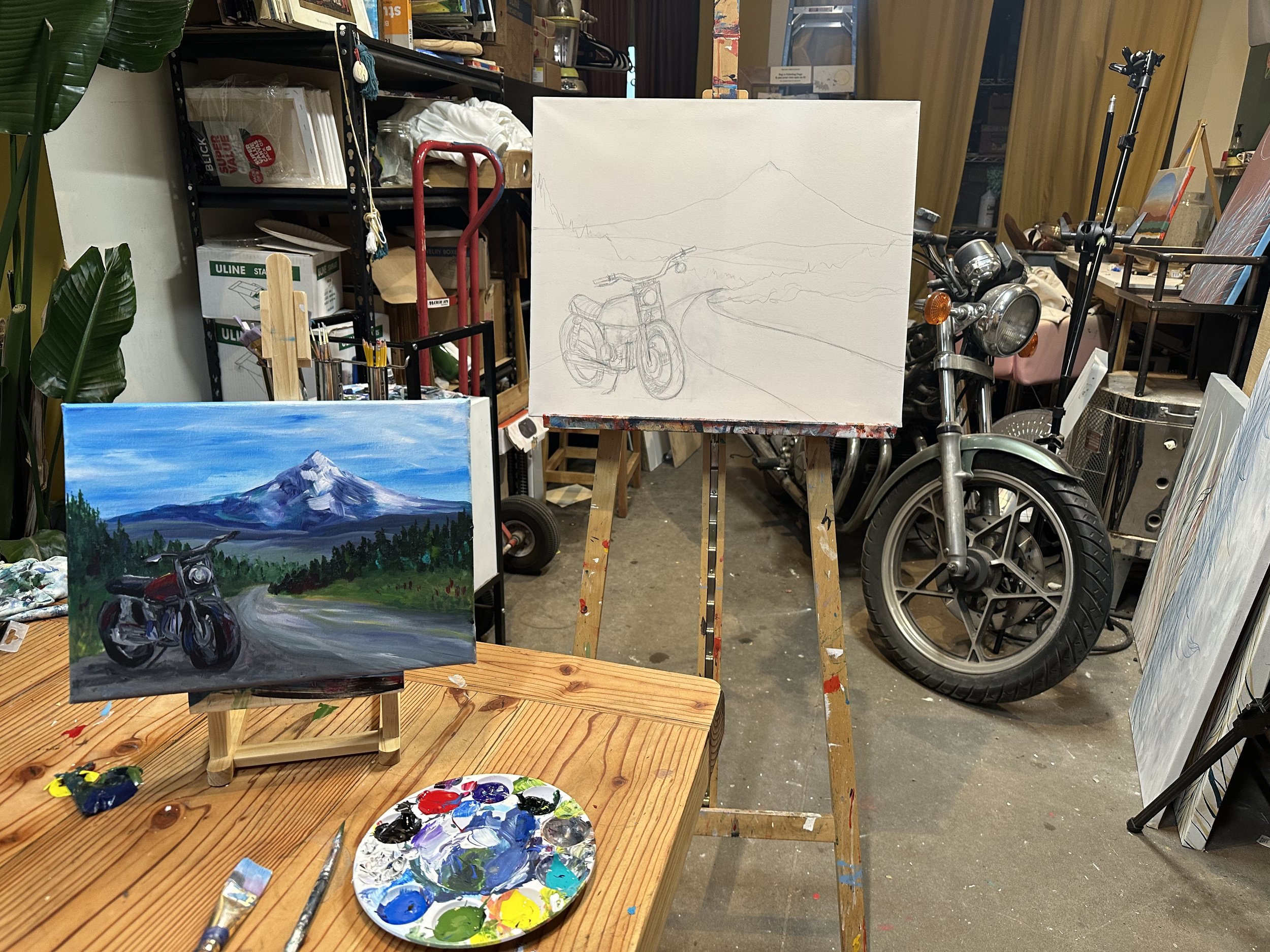 Moto Bingo Collaborative Painting