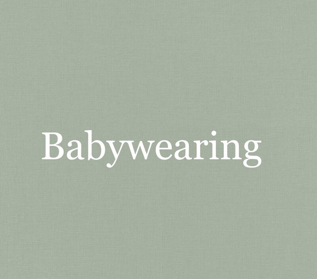 I attended an online workshop today with The Sling Consultancy on babywearing in my role as a postnatal doula. I really enjoyed learning about the massive benefits of babywearing and the different types of slings I can add to my &ldquo;doula bag&rdqu