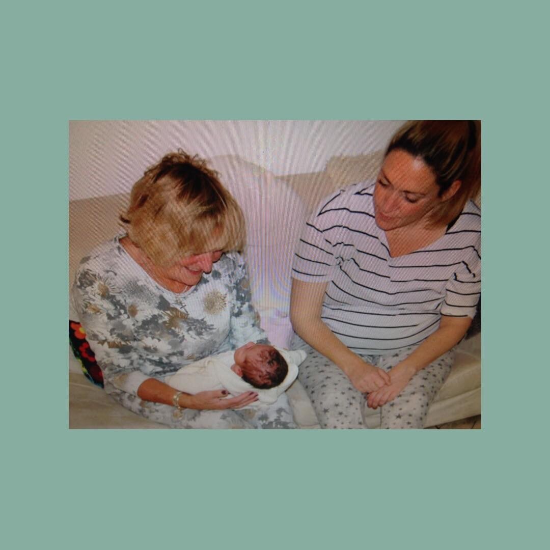 It would have been by Mother&rsquo;s birthday today. I found this picture of her holding my 3rd and youngest baby for the first time. She had been with my eldest two whilst I laboured and she had dinner ready for when we got home, baths run for the b