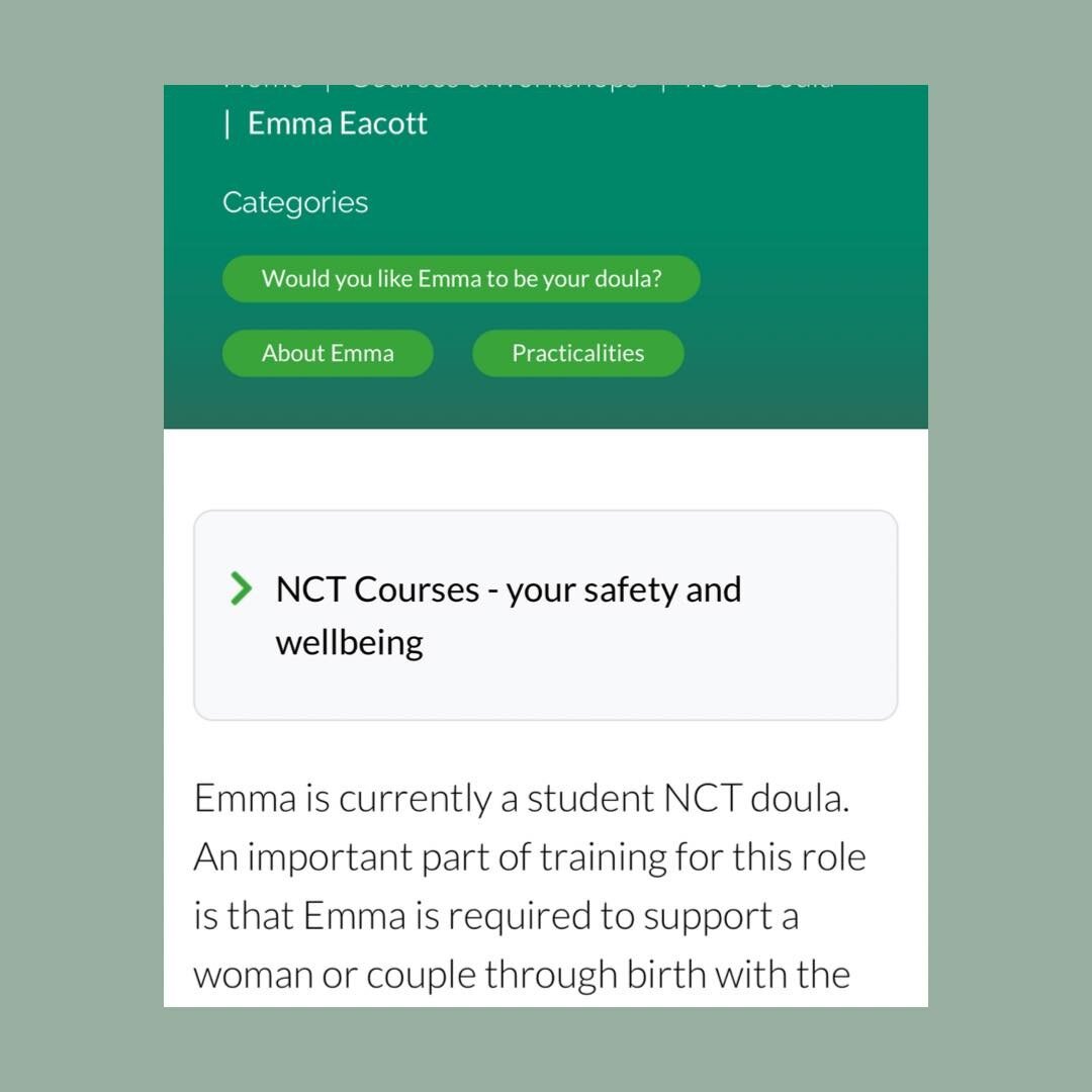 Are you or is someone you know currently pregnant and looking for a birth doula? Are they due around Mid Feb to Mid April? Maybe I can support you?. I am currently a student NCT birth doula and as part of that training I am required to support a woma