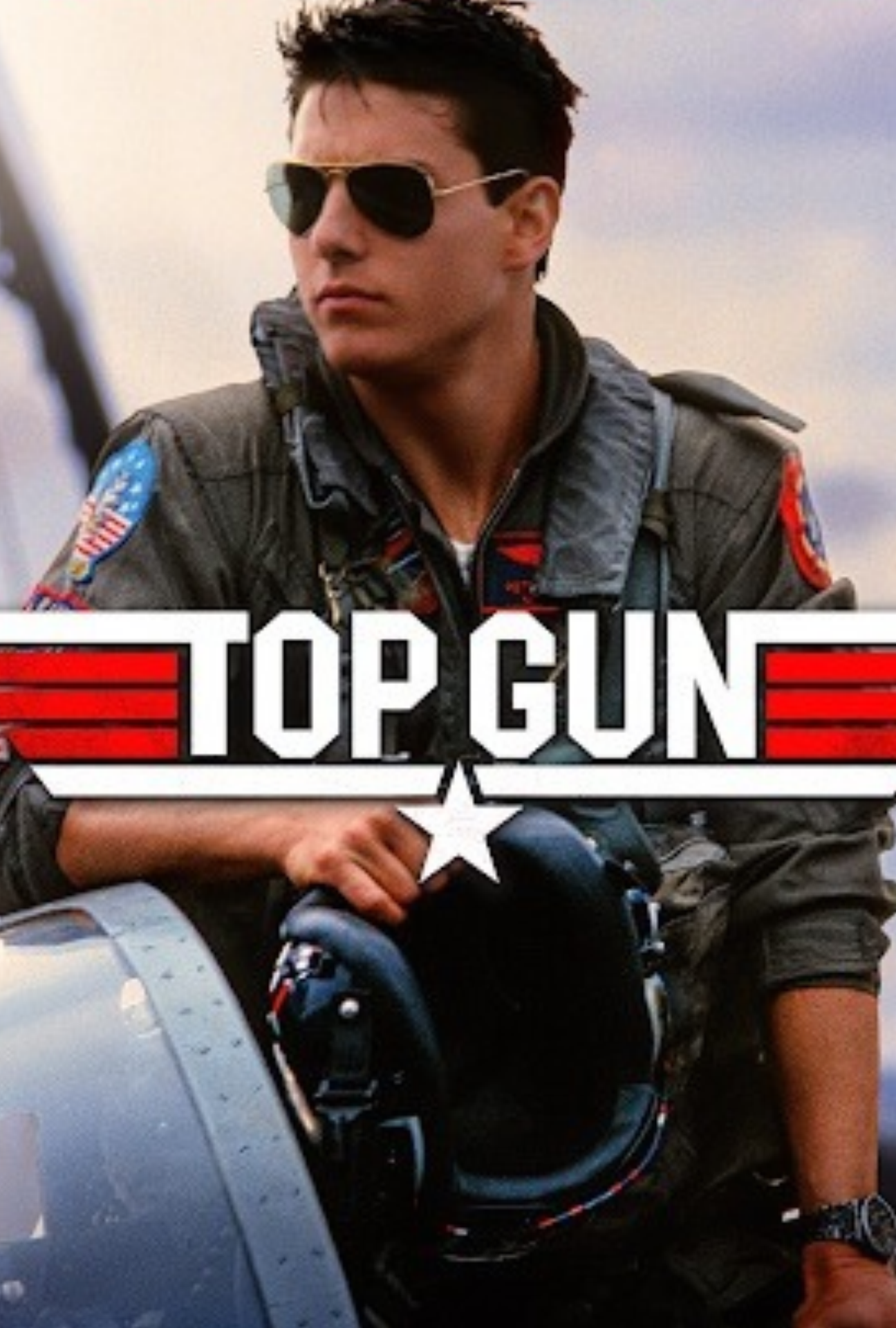 Colorful movie poster for 'Back to the Future' showing a futuristic car flying with flames underneath and a young man with sunglasses and a vest, holding a watch. Text includes the movie title, credits, and promotional details.