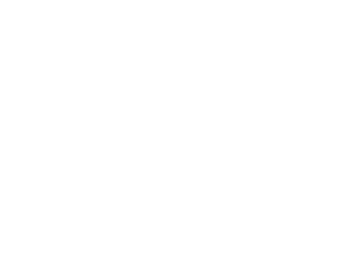 Line drawing of a camper trailer with two windows, a door, one wheel, and a hitch, on a black background.