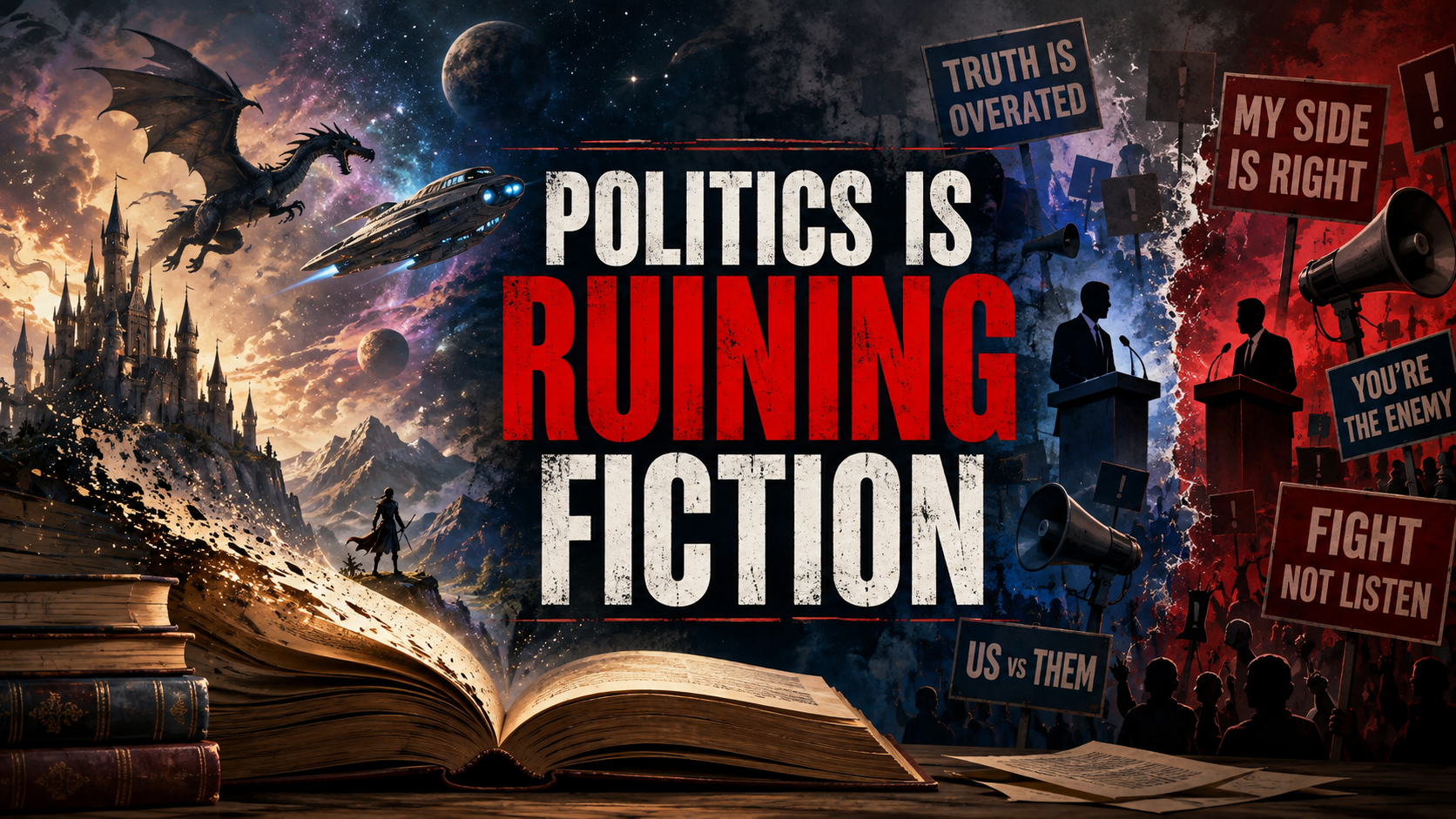 Politics is ruining fiction