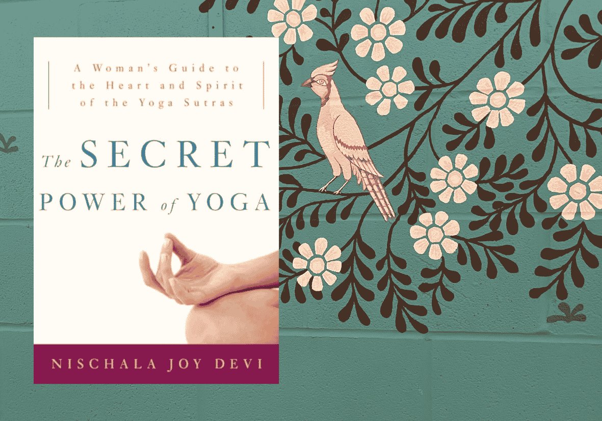 Yoga Book Group discussing "The Secret Power of Yoga" by Nischala Joy Devi