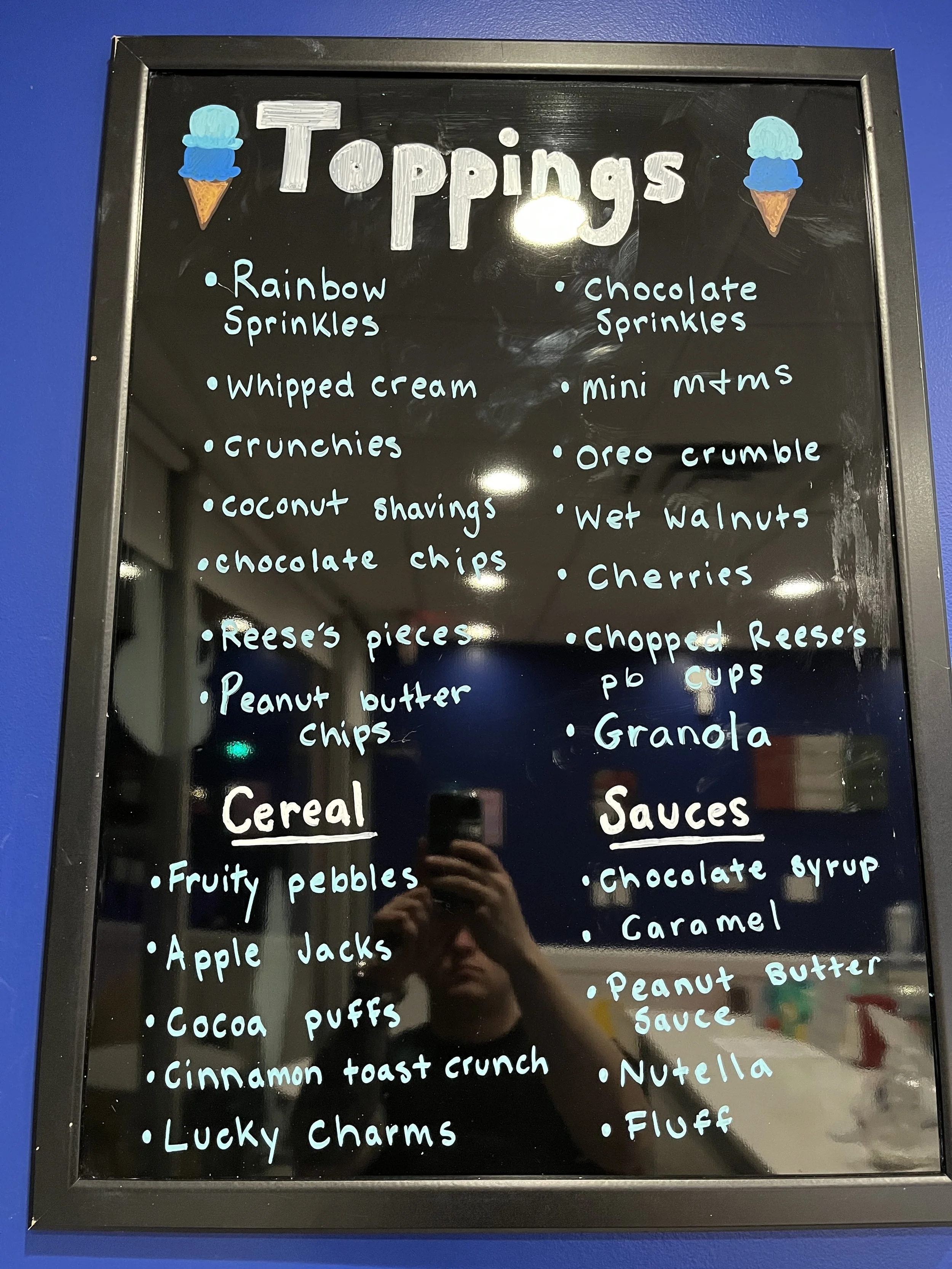 Desserts — Scoops & Cones Cafe