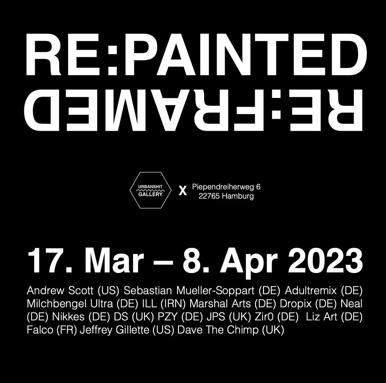 GROUP SHOW - RE:PAINTED – RE:FRAMED (HAMBURG, GERMANY)