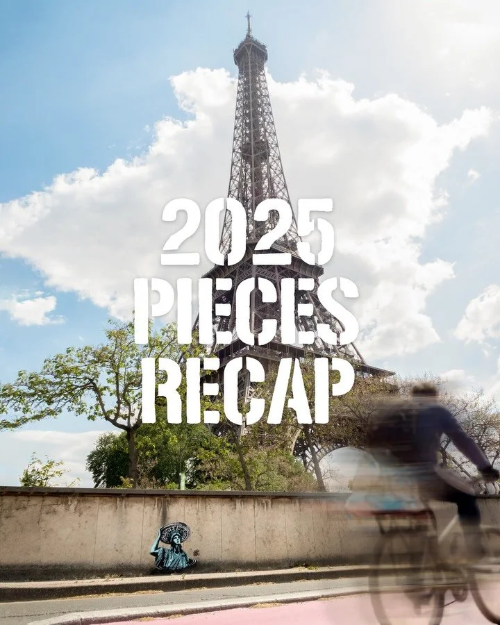 📢 2025 new pieces recap ! 18 new artworks 🫶

Vote for your favorites in the comments 📨😎

#streetartparis #stencil #pochoir #urbanart
#streetartlover #annecystreetart
