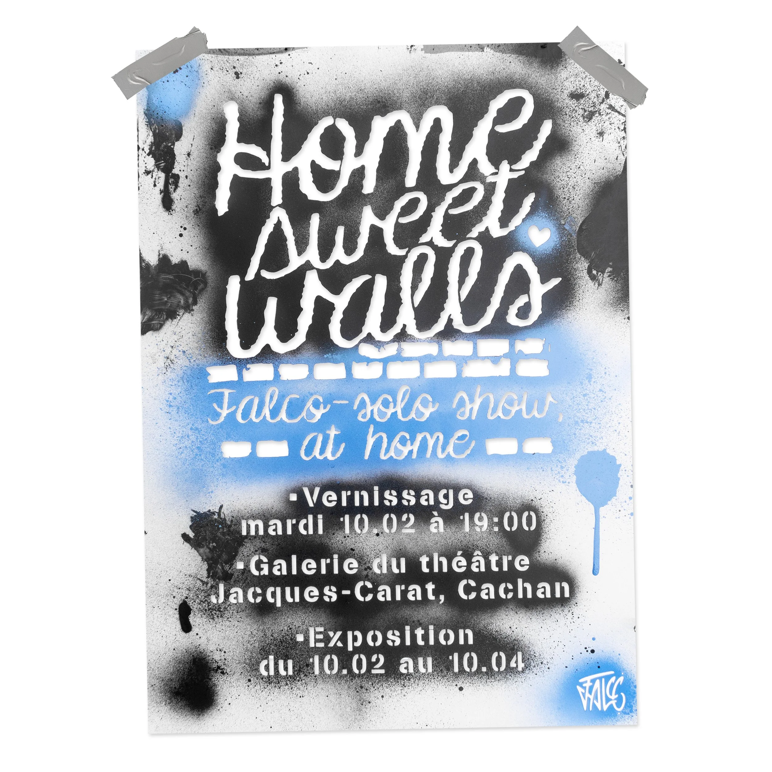 SOLO SHOW "Home sweet Walls" (Galerie du theatre de Cachan, France)