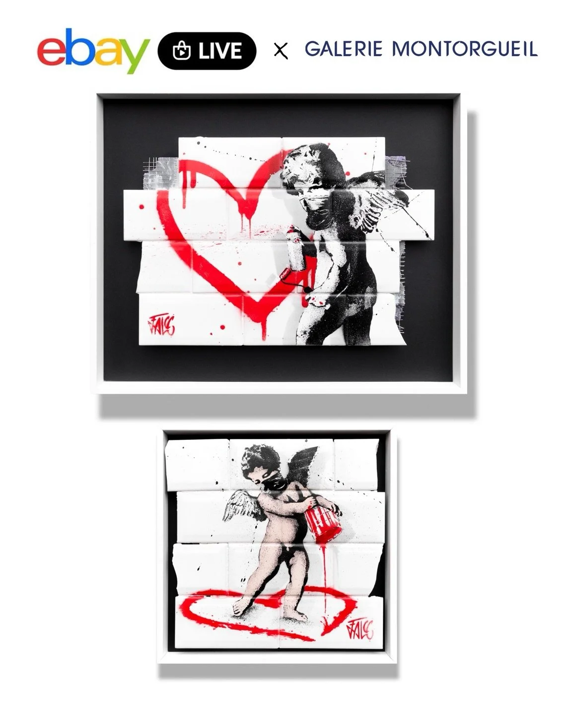 This Sunday, I&rsquo;m taking part in the very first Art Shopping Live 
by eBay France specially curated for Valentine&rsquo;s Day 💘

In partnership with @galerie_montorgueil ,
@ebay_fr itself and co-hosted by @theonlypaulineloeb 🫶

You&rsquo;ll be