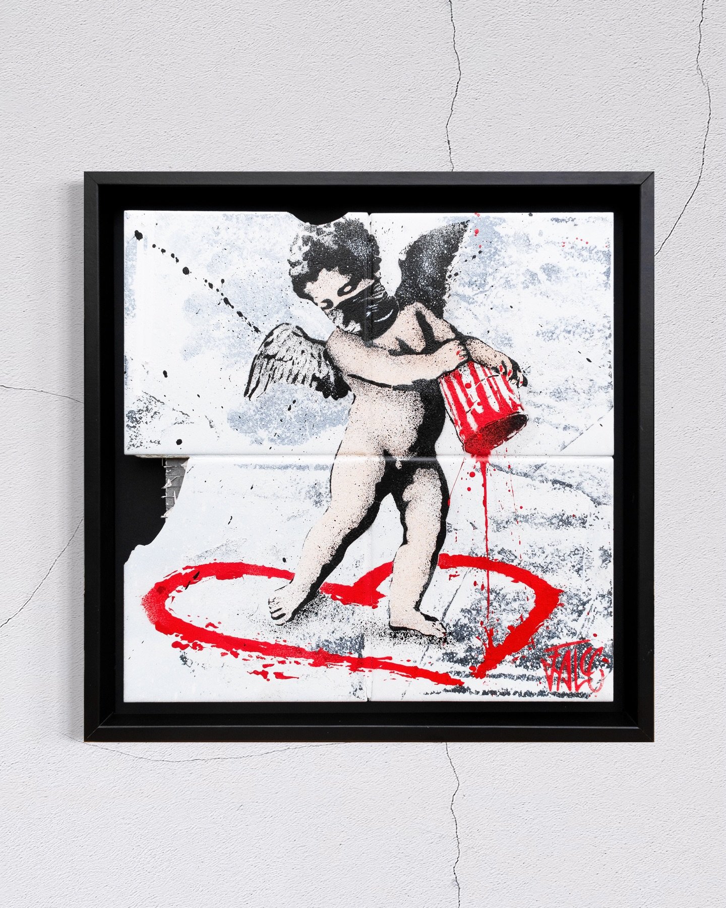 I wanted to paint this new piece on a wall this week, but Paris weather had other plans. ☔️

New artwork "Handle with love" 🪣💘

You don&rsquo;t have to be perfect. Just do what you can, with what you have, as long as it&rsquo;s with love,