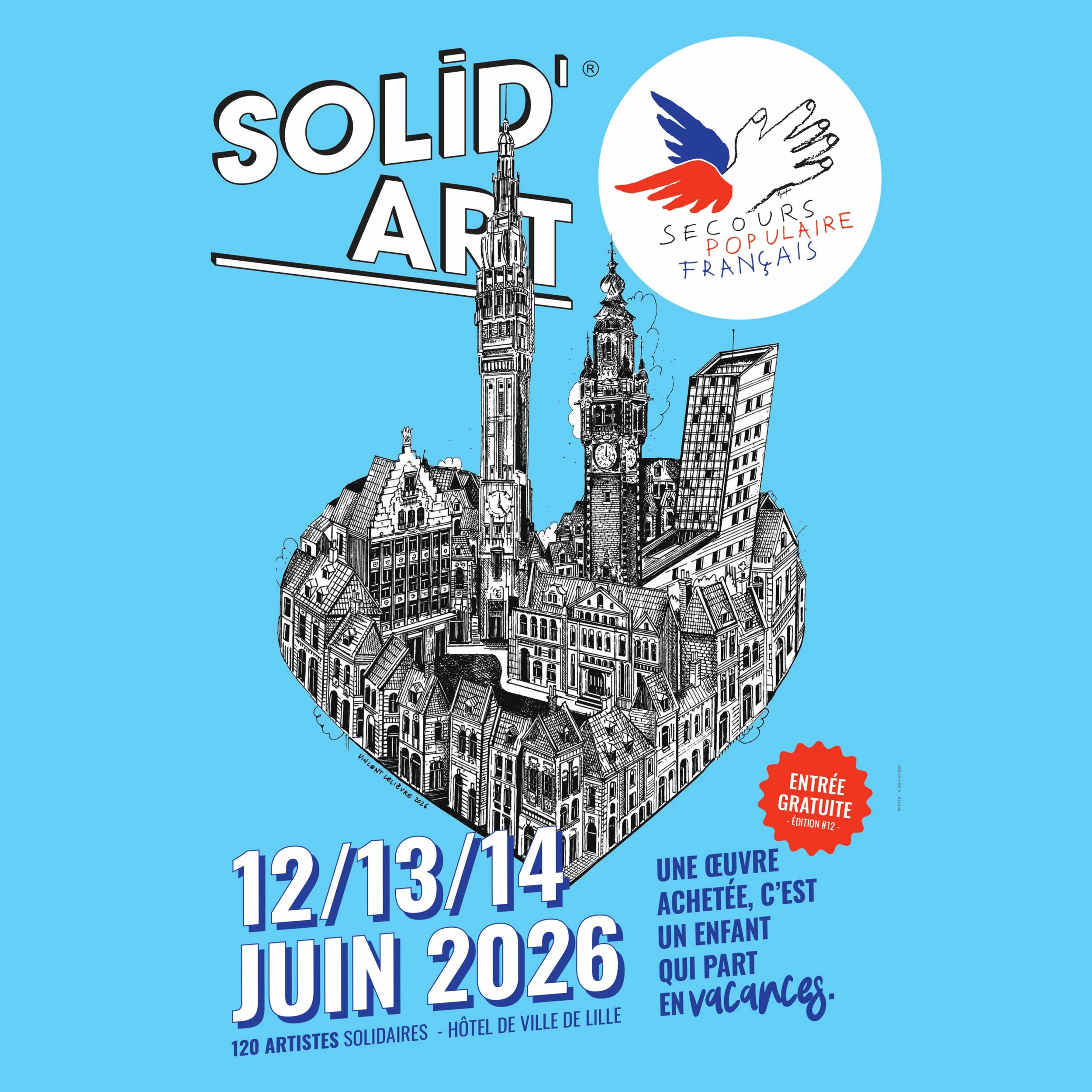 Solid'art Lille 2026 - Hôtel de Ville de Lille (France)