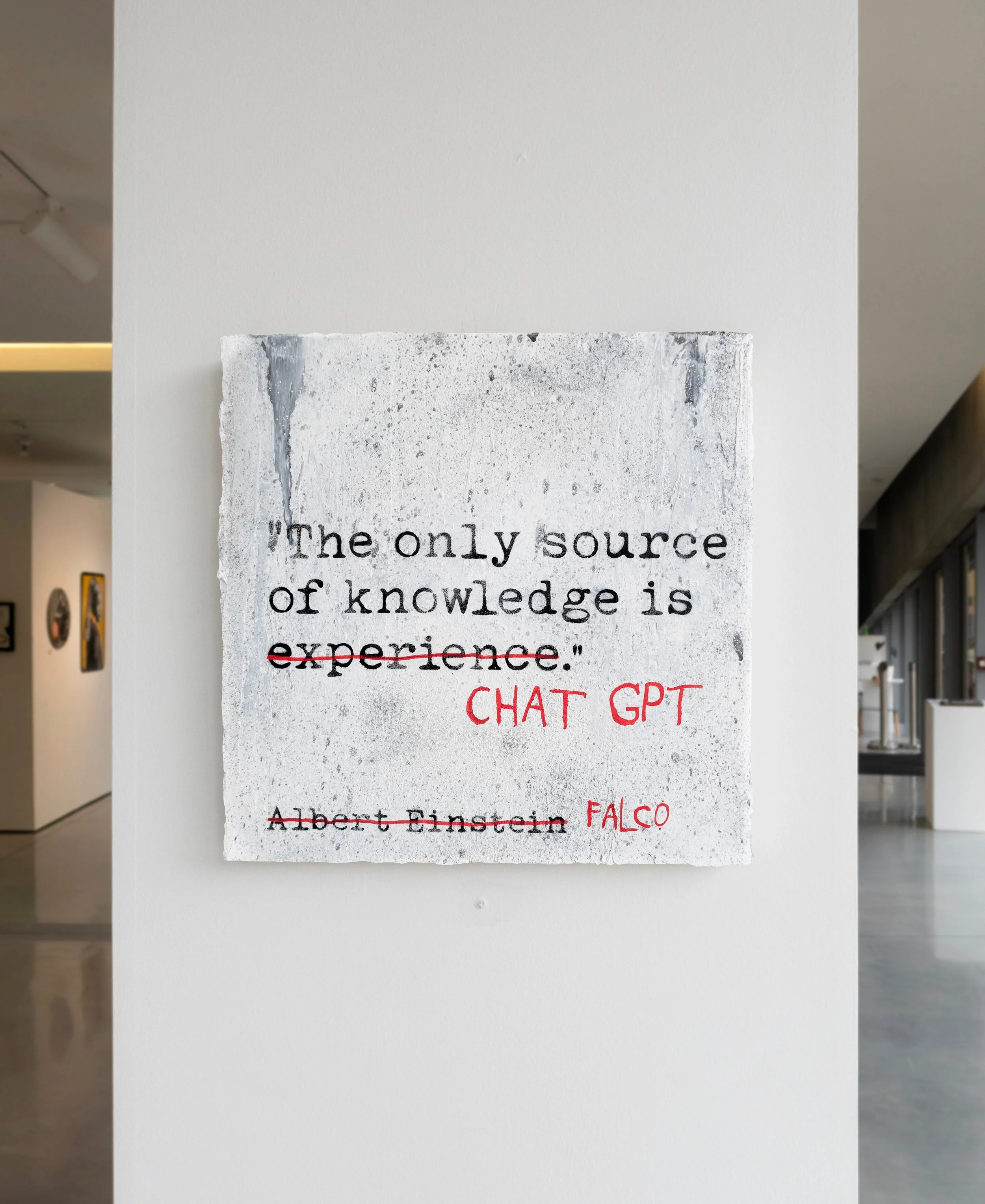 Concrete, spray and Albert Einstein&rsquo;s nightmare on canvas 

#chatgpt #alberteinsteinquotes #ai #artificialintelligence #library