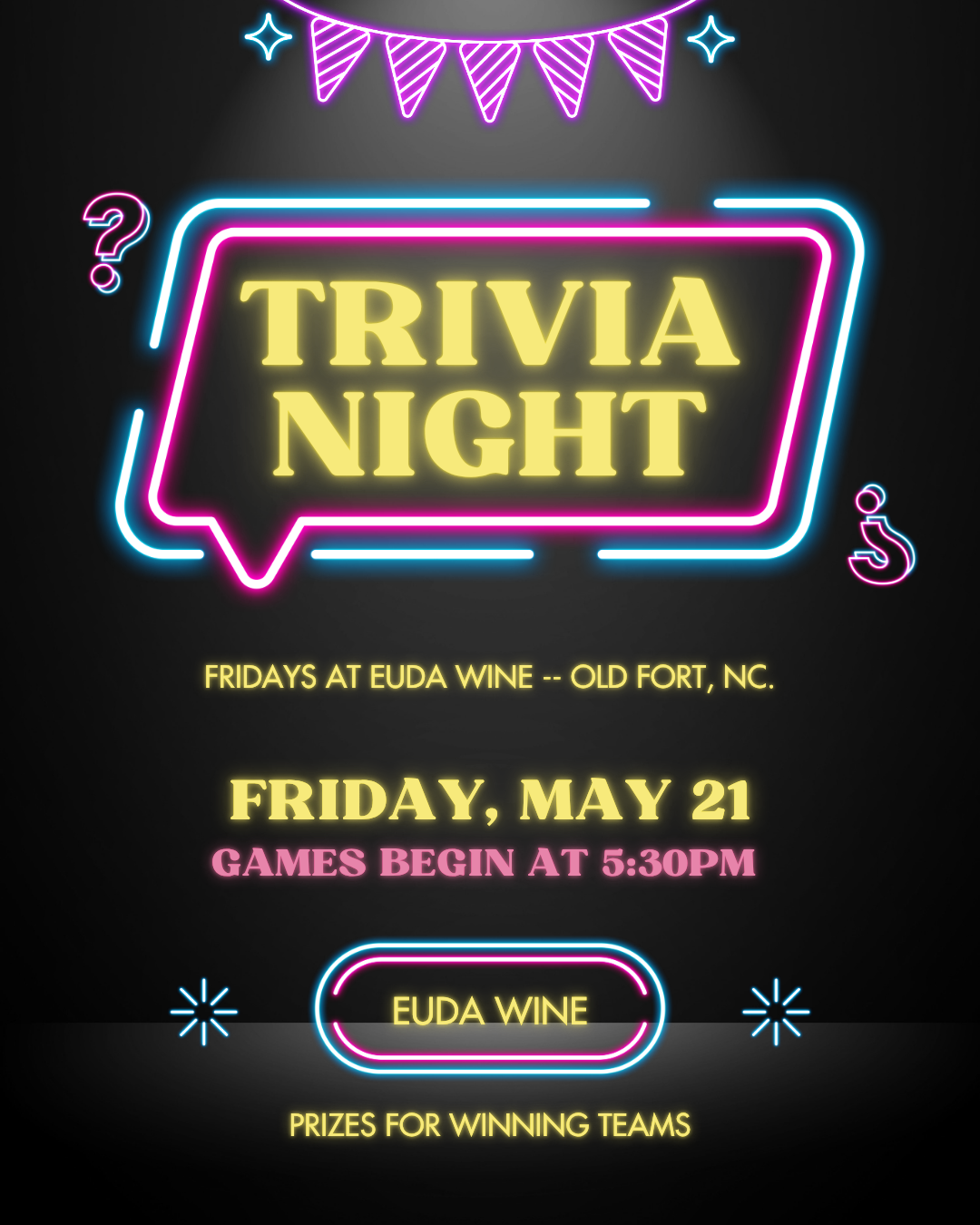 Trivia Fridays at Euda Wine