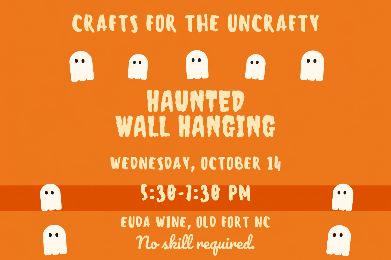 Crafts for the Uncrafty: Haunted Wall Hanging